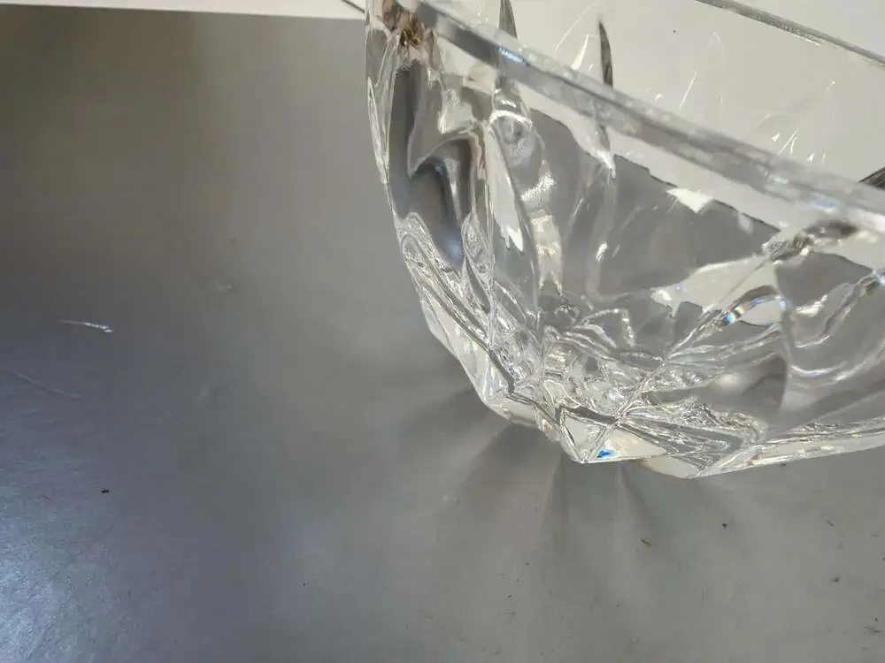 Kosta‎ Boda Sweden Set of 2 Small Lead Crystal Bowls Stella & Prince Patterns 4
